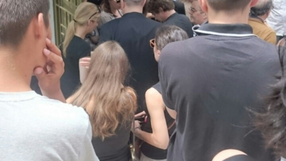 Sahrana Milorada Mandića Mande