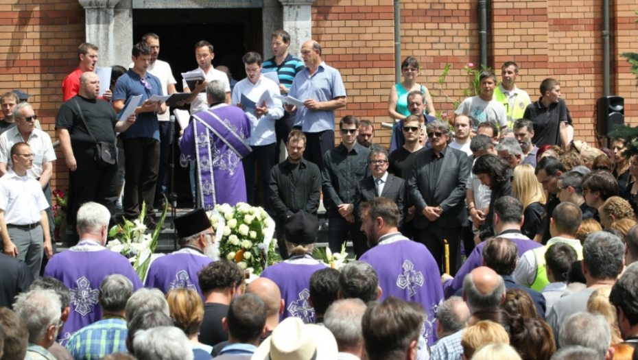 Sahrana Milorada Mandića Mande