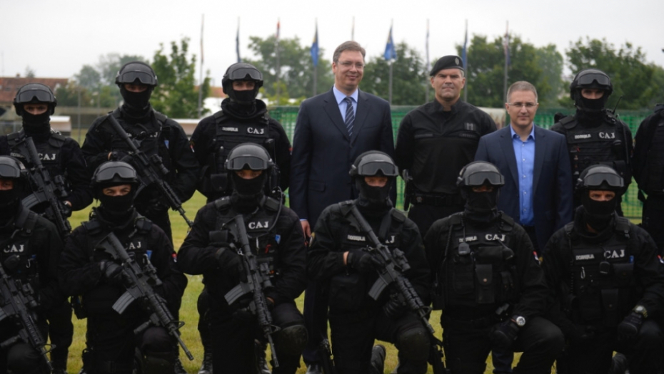 Vežba policije u Makišu