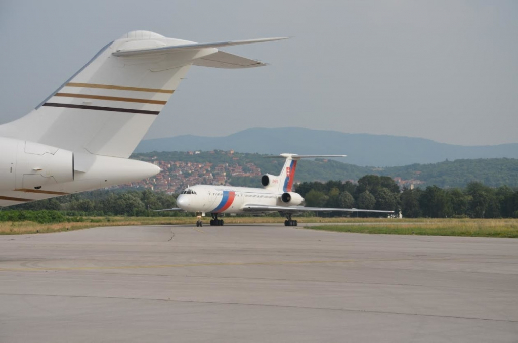 Avion kojim je doleteo slovački ministar