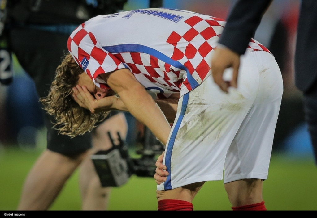 Bolan poraz: Luka Modrić