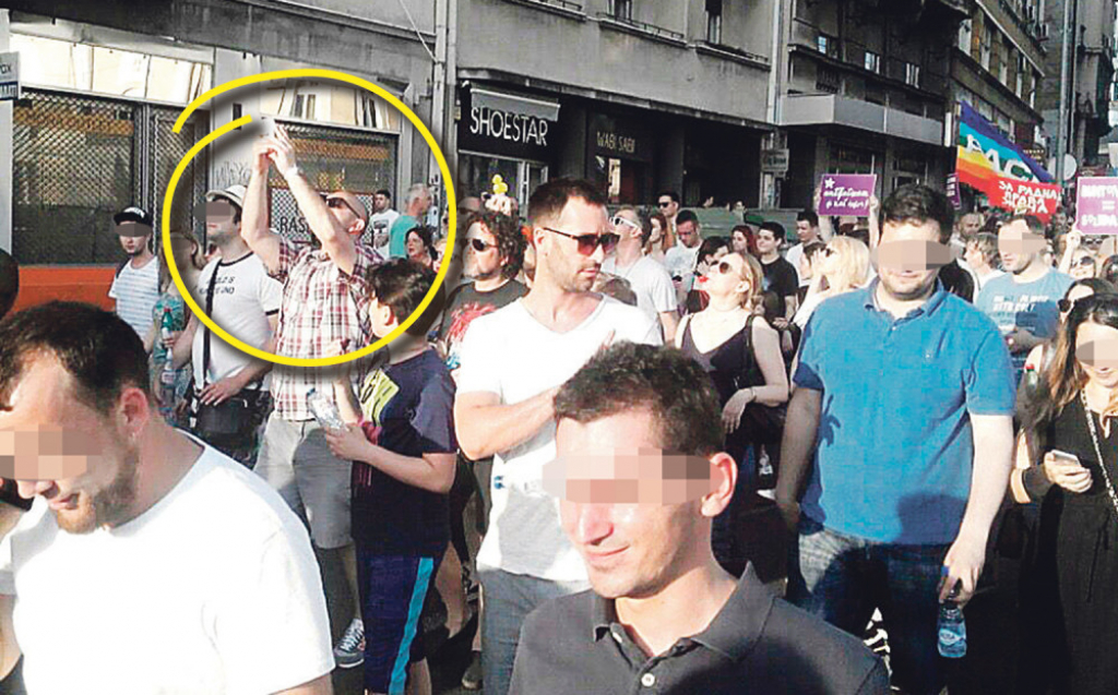Solomon Blek na protestu „Ne davimo Beograd“