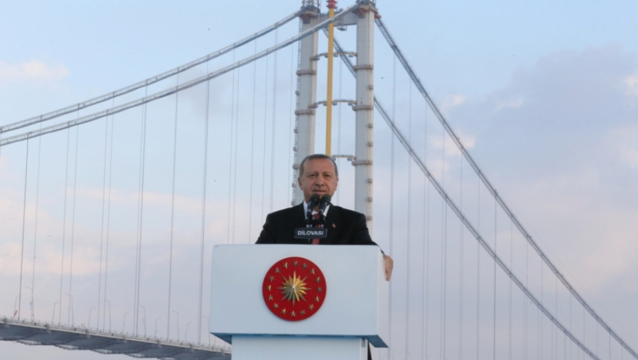 Erdogan na otvaranju mosta