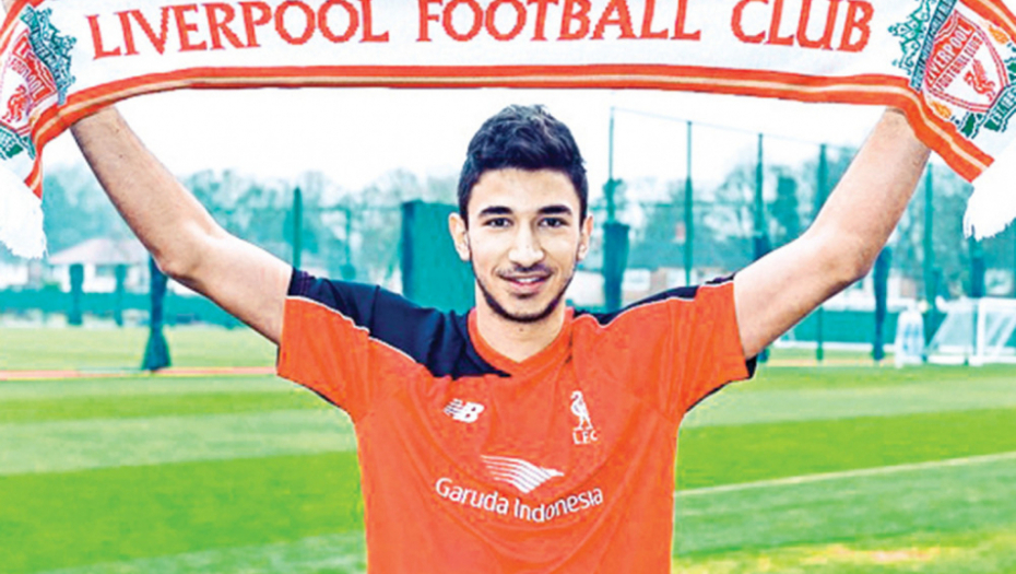 Marko tokom  predstavljanja na Enfildu