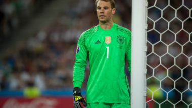 Manuel Nojer na meču protiv Franuza