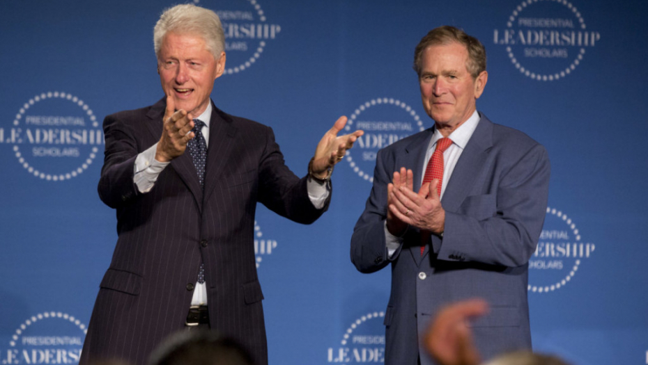 Bil Klinton i Džordž Buš