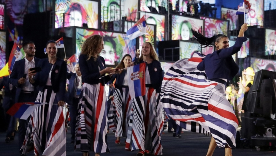 Olimpijski tim Srbije Defile 