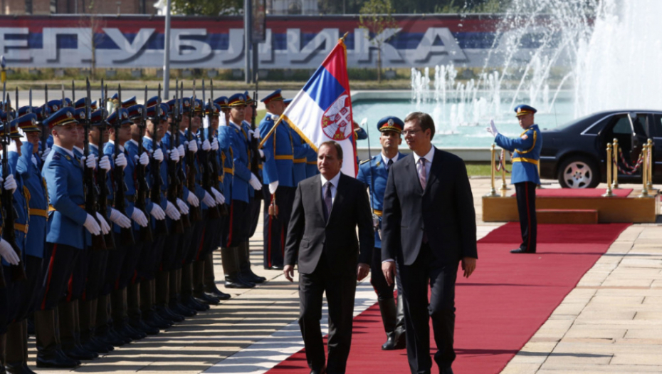Aleksandar Vučić i Stefan Leven 