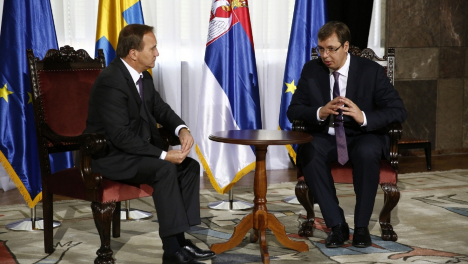 Aleksandar Vučić i Stefan Leven 