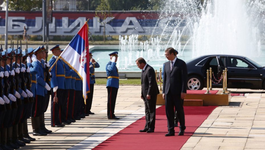 Aleksandar Vučić i Stefan Leven 