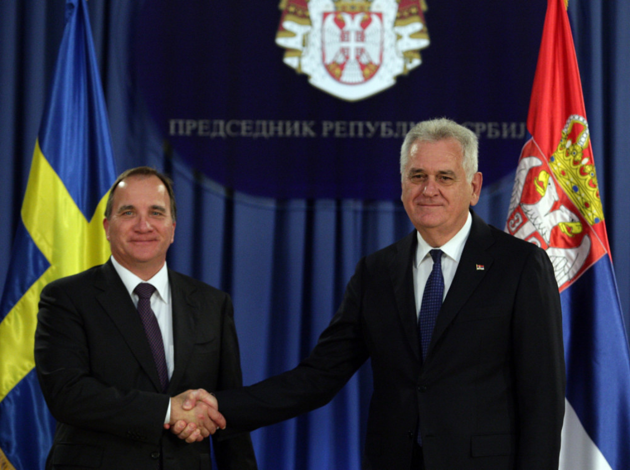 Stefan Leven sa predsednikom Nikolićem