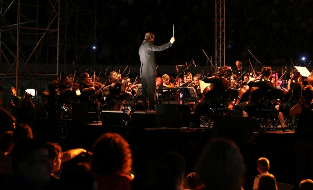 Filharmonija pod otvorenim nebom na Tašmajdanu