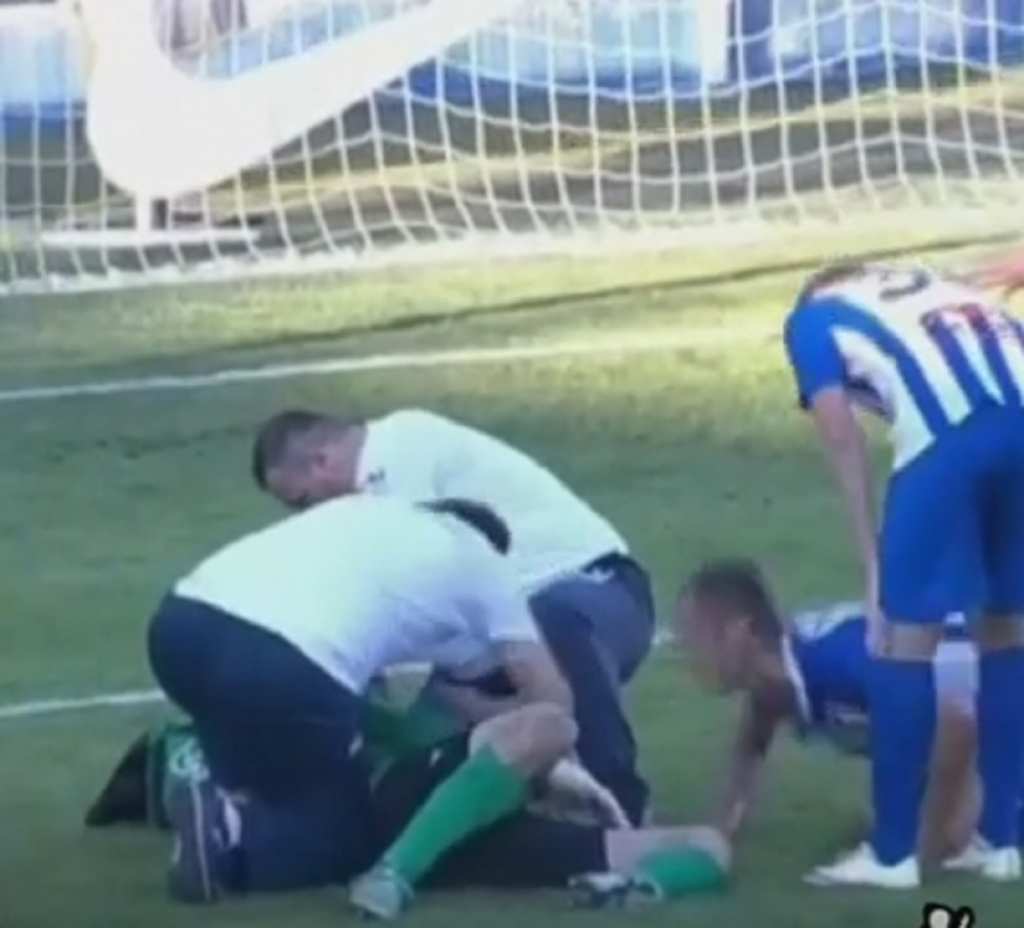 U nokdaunu: Golman Pazaraca Mladen Živković