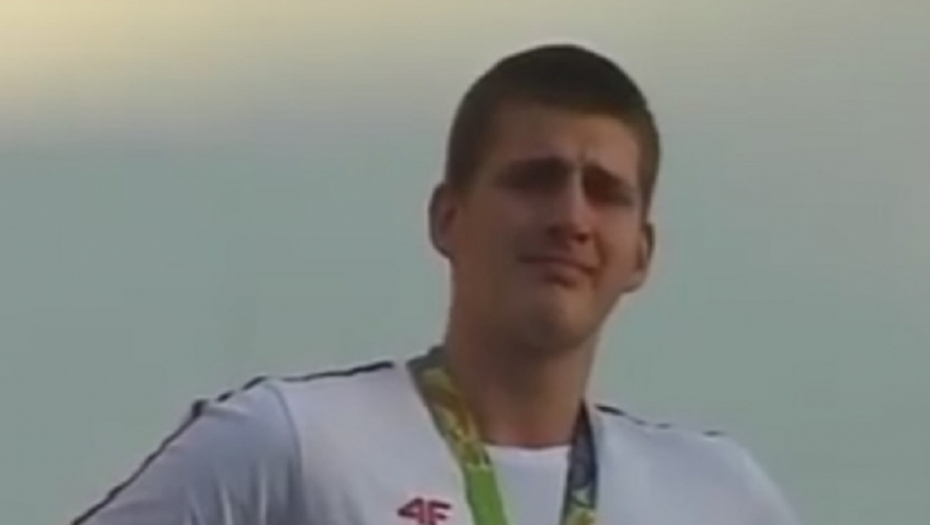 Nikola Jokić na dočeku u Somboru