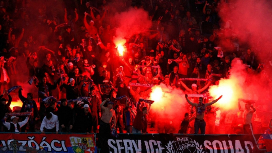 RAsistički ispadi: Navijači Plzena