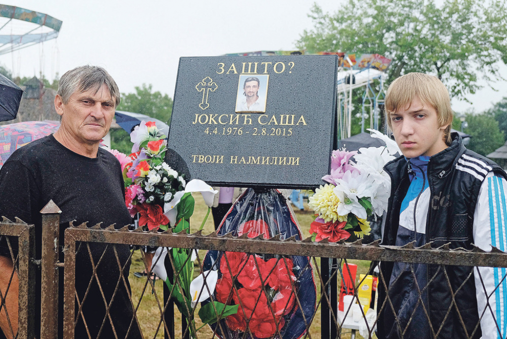 Otac i sin nastradalog obeležili godišnjicu