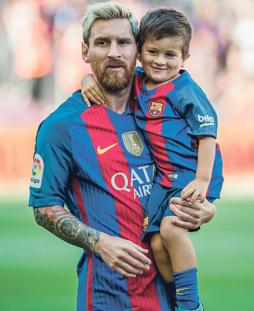 Leo sa mlađim sinom Tijagom