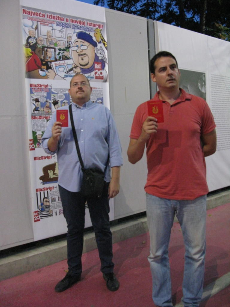 Novi (Marko Somborac) i stari predsednik republike