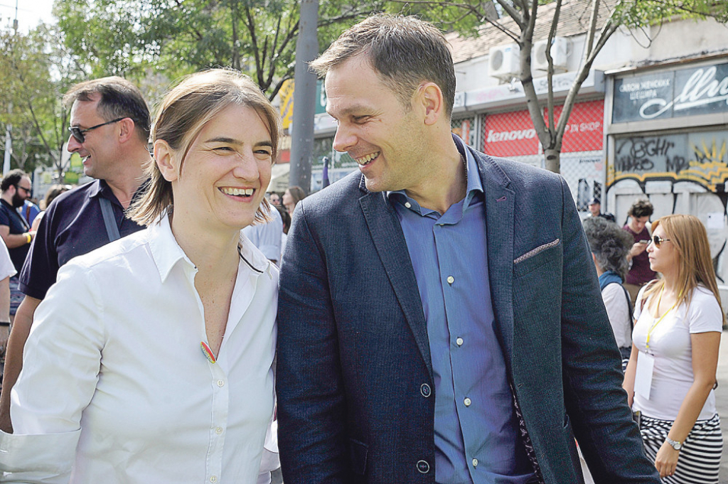 Ana Brnabić i Siniša Mali