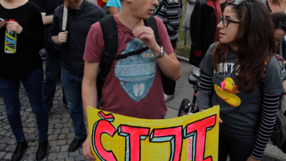 Protest Ne davimo Beograd