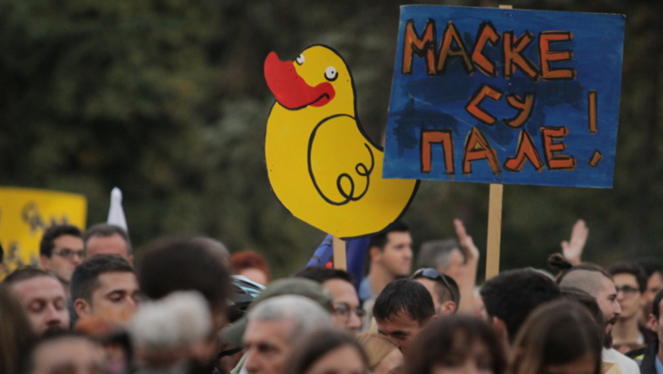 Protest Ne davimo Beograd