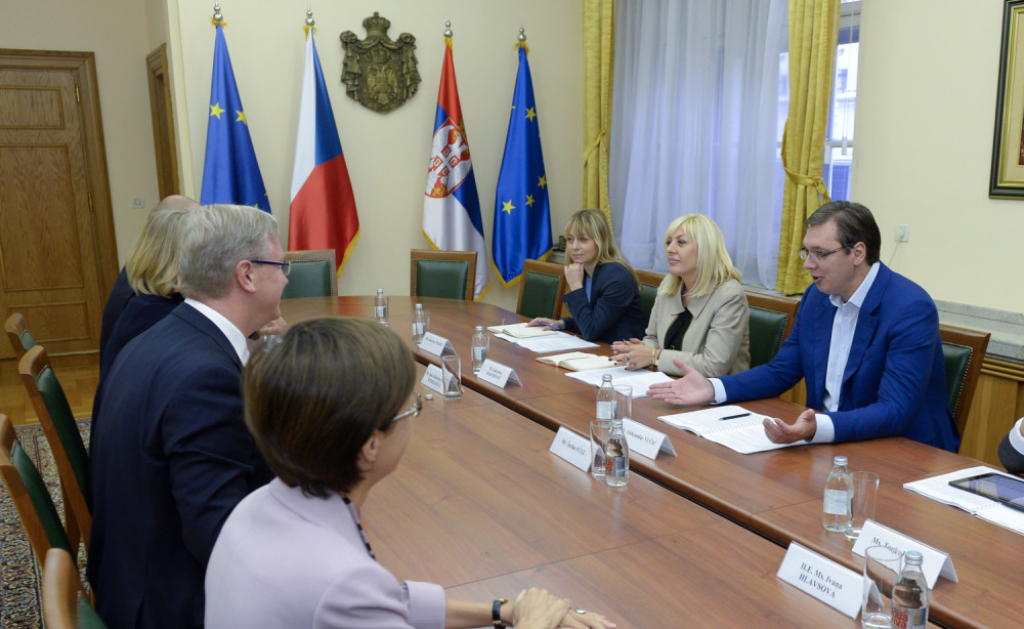 &Scaron;tefan File u poseti Vučiću