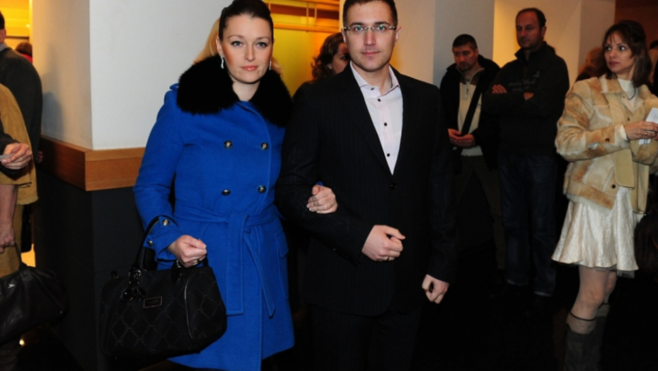 Nebojša Stefanović sa suprugom Anom