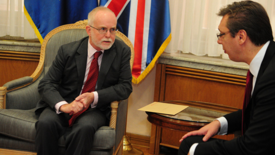 Vučić sa britanskim ambasadorom