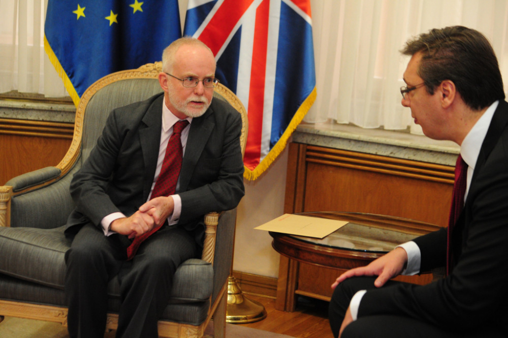 Vučić sa britanskim ambasadorom