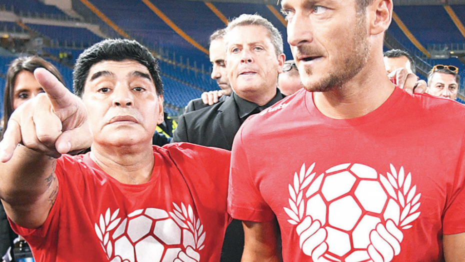 Dve legende:  Maradona i Toti