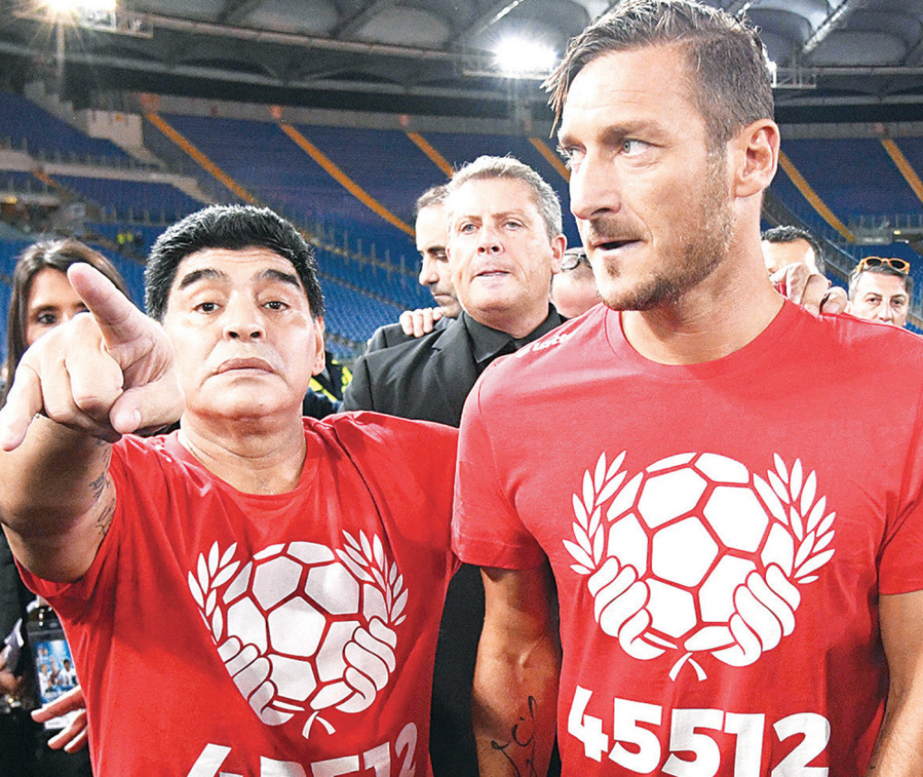 Dve legende:  Maradona i Toti