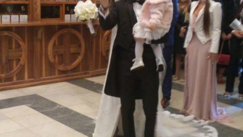 Milan Mitrović, crkveno venčanje