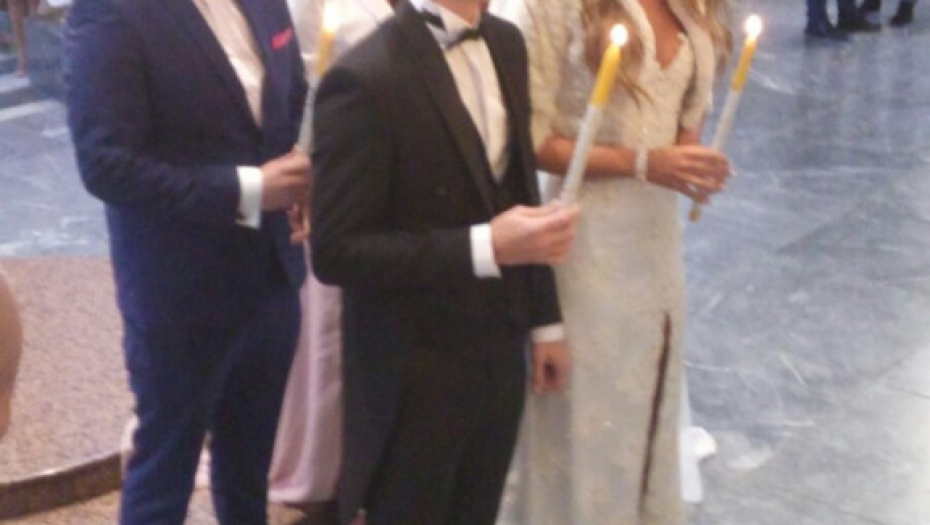 Milan Mitrović, crkveno venčanje