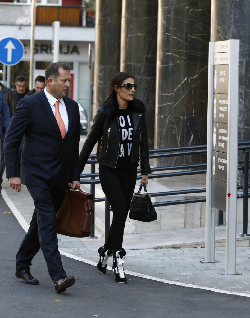 Dijana Janković sa advokatom