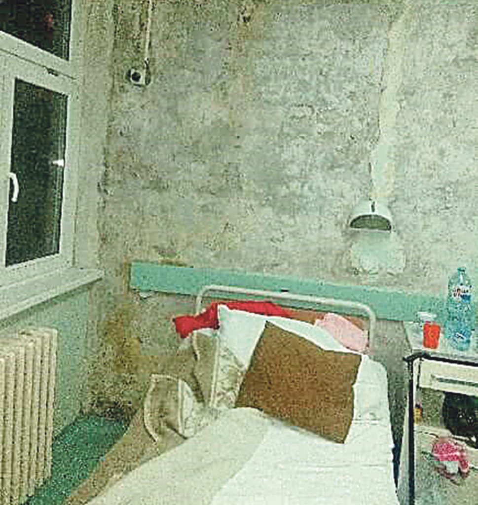 Zid prekriven vlagom i memlom