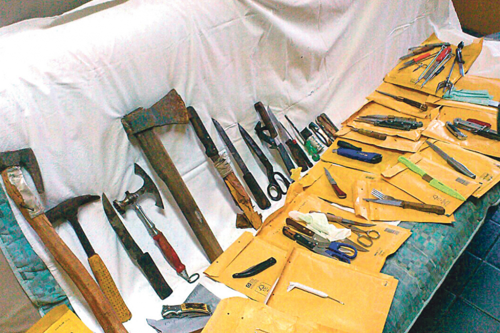 Ovo je oružje oduzeto od pacijenata