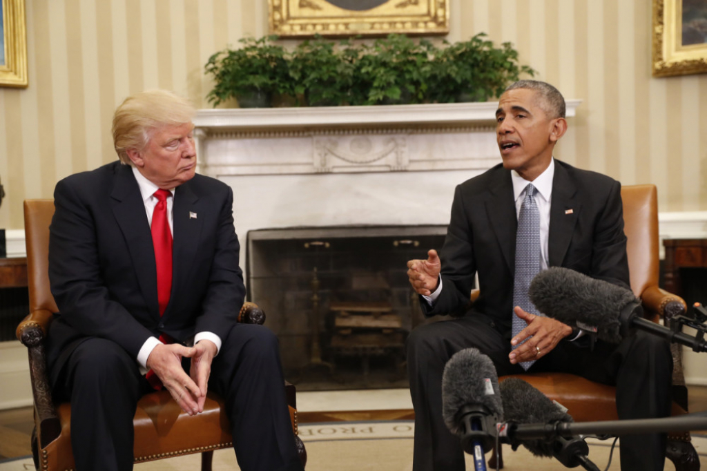 Donald Tramp i Barak Obama
