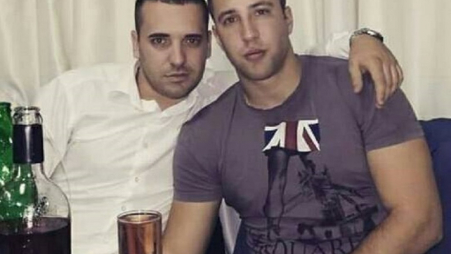 Predrag Ristivojević sa ubijenim Damijanom