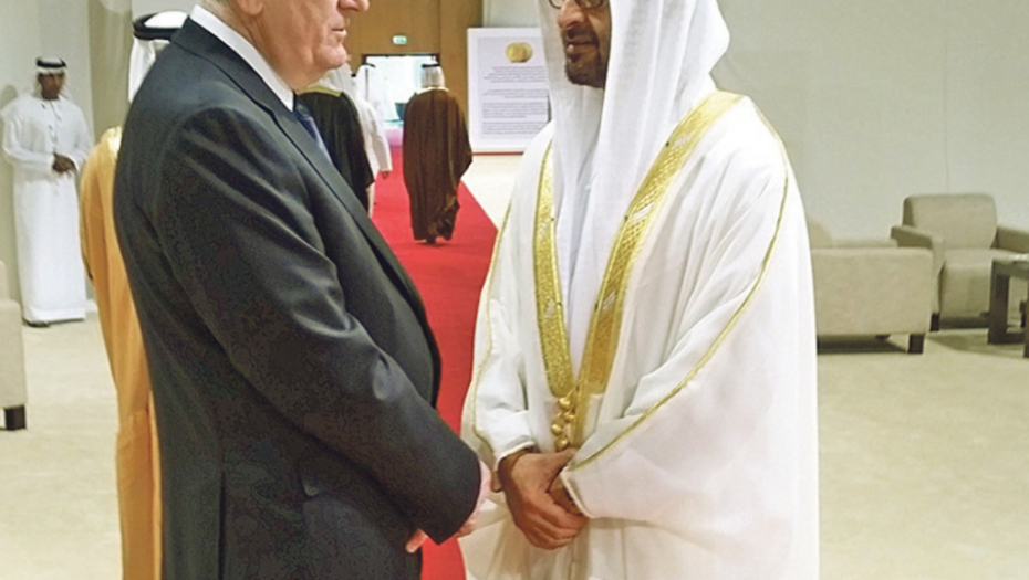 Predsednik ide sam  kod šeika Bin Zajeda