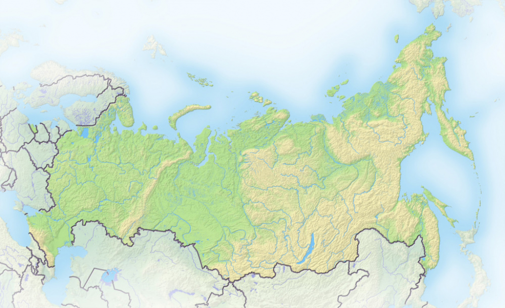 Rusija Mapa