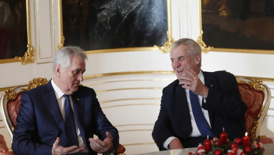 Nikolić i Zeman u Praškom zamku