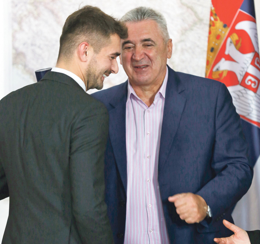 Veljko Odalović pustio  suzu: Uglje&scaron;a  Odalović sa ocem