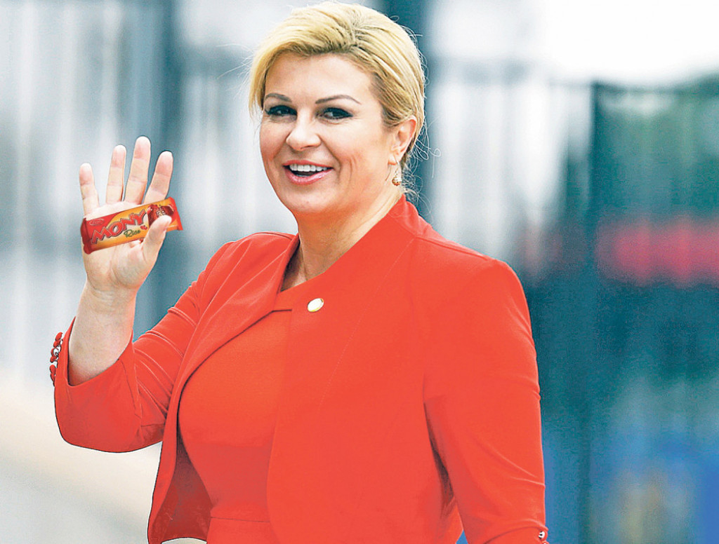 Pljunula, pa polizala: Kolinda Grabar Kitarović