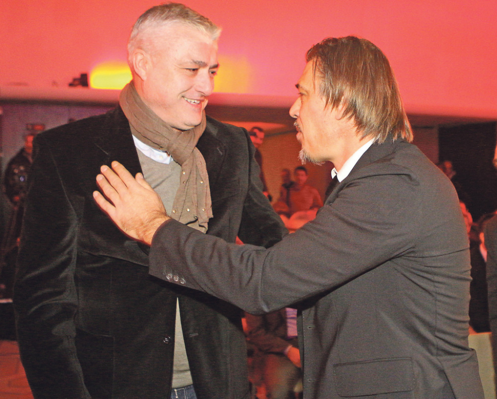 Kao braća: Predrag  Danilović i Savo  Milošević