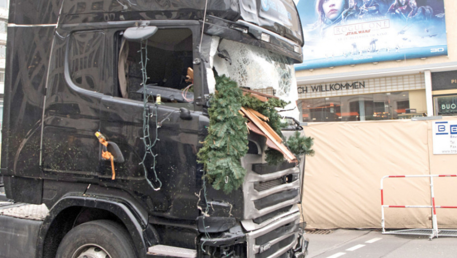 Kamion kojim je terorista počinio masakr