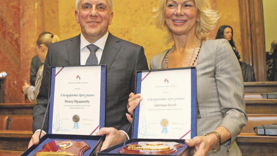 Šampionski tandem: Željko Obradović i Svetlana Kitić