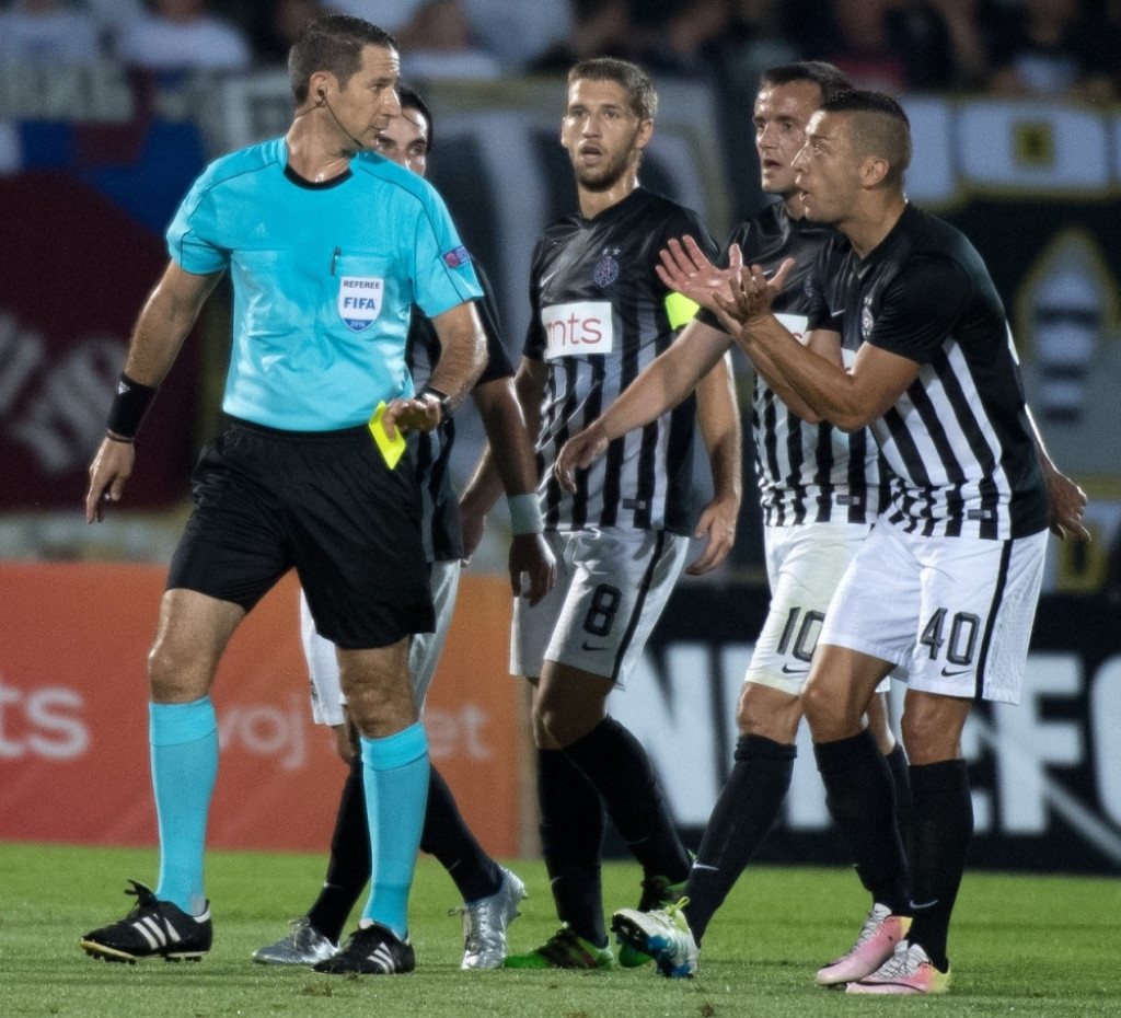 Nikola Đurđić na jednom Partizanovom meču