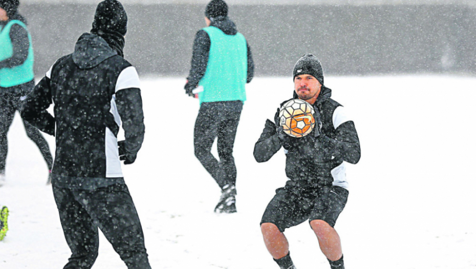 Najhrabriji igrač Partizana: Valerij Božinov