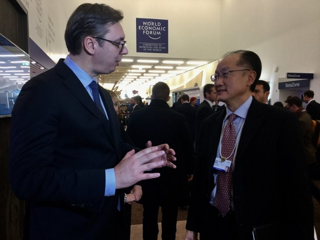 Vučić sa predsednikom Svetske banke Džim Kimom