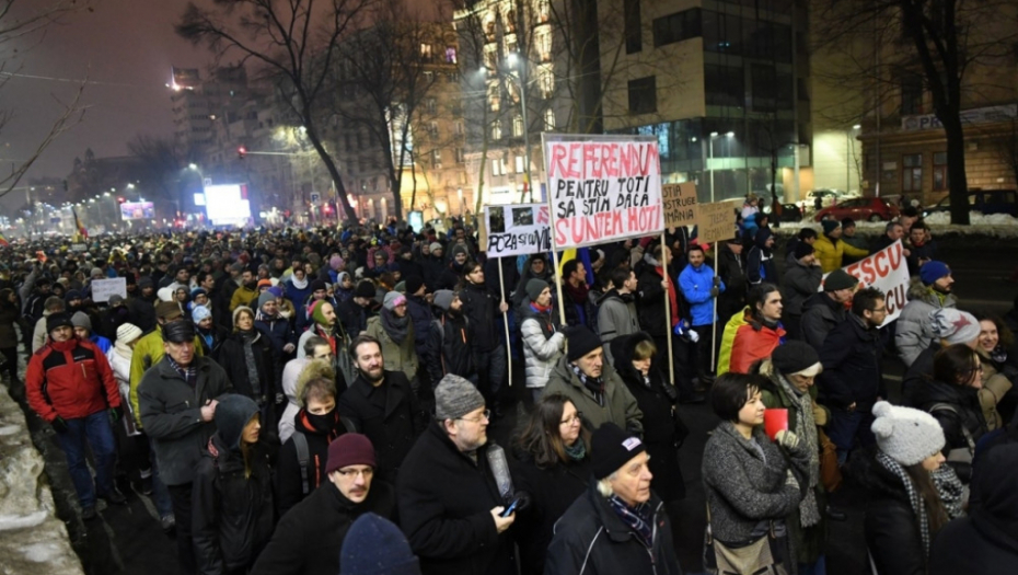 Demonstracije u Bukureštu protiv amnestije